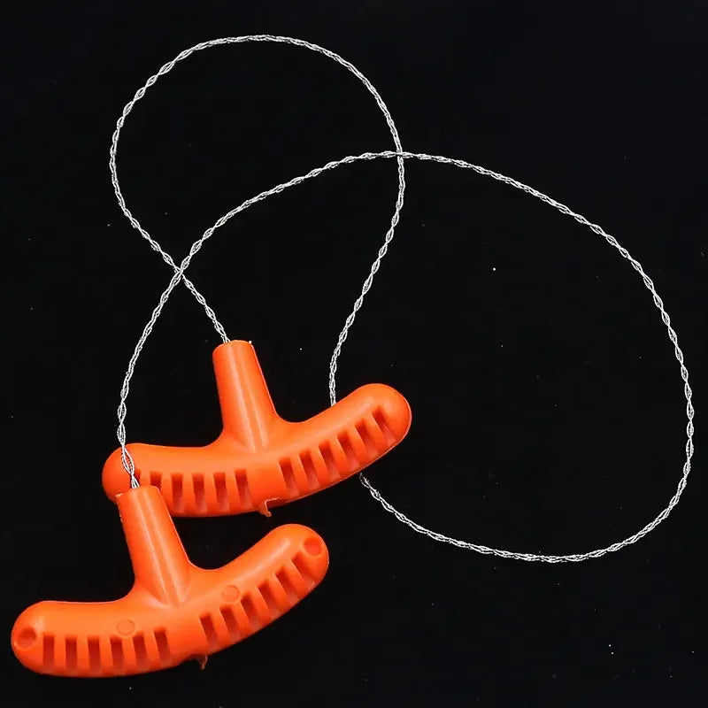Survival Gear Steel Wire Kits Chain Saw Practical Portable Emergency Manual Hand Steel Travel Tools Outdoor Camping Hiking Rope