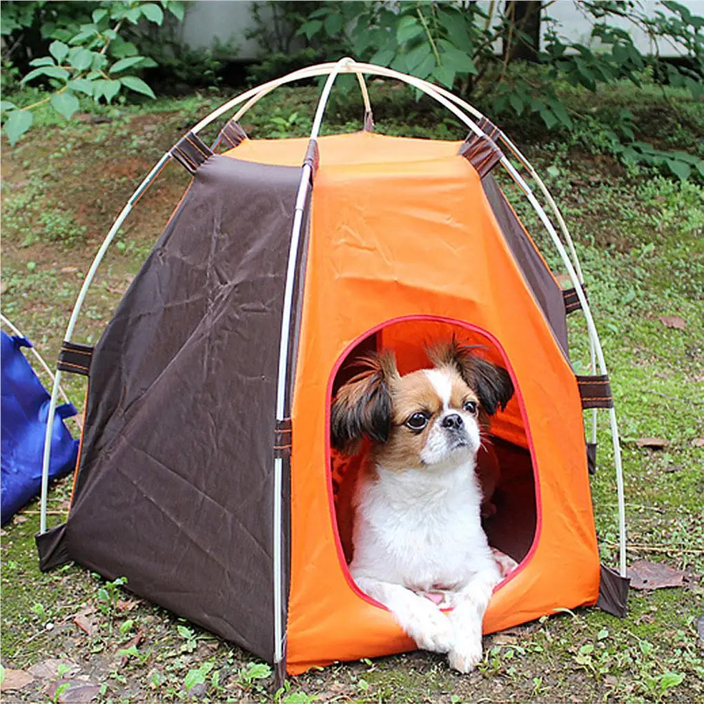 Waterproof Oxford Pets House Cat Playing Bed Puppy Tent Sun Protection Tents